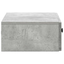 vidaXL Fali oldaltábla Betonszürke 59 x 34,5 x 17 cm Szerelt Fa