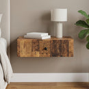 vidaXL Fali oldaltábla Antik Fa 59 x 34,5 x 17 cm Szerelt Fa