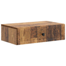 vidaXL Fali oldaltábla Antik Fa 59 x 34,5 x 17 cm Szerelt Fa