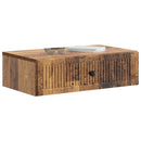 vidaXL Fali oldaltábla Antik Fa 59 x 34,5 x 17 cm Szerelt Fa