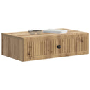 vidaXL Fali oldaltábla Kézműves Tölgy 59 x 34,5 x 17 cm Szerelt Fa