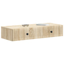 vidaXL Fali oldaltábla Sonoma Tölgy 87,5 x 34,5 x 17 cm Szerelt Fa