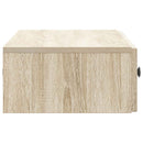 vidaXL Fali oldaltábla Sonoma Tölgy 87,5 x 34,5 x 17 cm Szerelt Fa