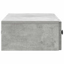 vidaXL Fali oldaltábla Betonszürke 87,5 x 34,5 x 17 cm Szerelt Fa