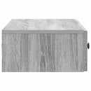 vidaXL Fali oldaltábla Szürke Sonoma 87,5 x 34,5 x 17 cm Szerelt Fa