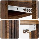 vidaXL Fali oldaltábla Antik Fa 87,5 x 34,5 x 17 cm Szerelt Fa