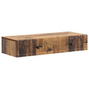 vidaXL Fali oldaltábla Antik Fa 87,5 x 34,5 x 17 cm Szerelt Fa