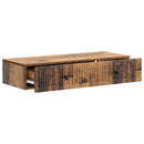 vidaXL Fali oldaltábla Antik Fa 87,5 x 34,5 x 17 cm Szerelt Fa
