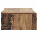 vidaXL Fali oldaltábla Antik Fa 87,5 x 34,5 x 17 cm Szerelt Fa