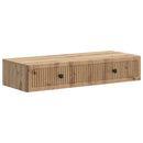 vidaXL Fali oldaltábla Kézműves Tölgy 87,5 x 34,5 x 17 cm Szerelt Fa