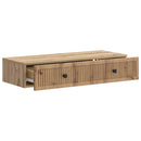 vidaXL Fali oldaltábla Kézműves Tölgy 87,5 x 34,5 x 17 cm Szerelt Fa