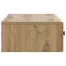 vidaXL Fali oldaltábla Kézműves Tölgy 87,5 x 34,5 x 17 cm Szerelt Fa