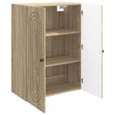 vidaXL Fali szekrény Sonoma Tölgy 66 x 34,5 x 90 cm Szerelt Fa