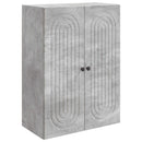 vidaXL Fali szekrény Betonszürke 66 x 34,5 x 90 cm Szerelt Fa