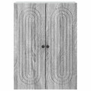 vidaXL Fali szekrény Szürke Sonoma 66 x 34,5 x 90 cm Szerelt Fa