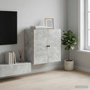 vidaXL Fali szekrény Betonszürke 59 x 31 x 60 cm Szerelt Fa