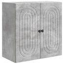 vidaXL Fali szekrény Betonszürke 59 x 31 x 60 cm Szerelt Fa