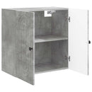 vidaXL Fali szekrény Betonszürke 59 x 31 x 60 cm Szerelt Fa