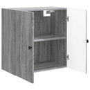 vidaXL Fali szekrény Szürke Sonoma 59 x 31 x 60 cm Szerelt Fa