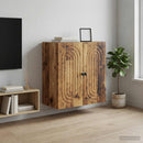 vidaXL Fali szekrény Antik Fa 59 x 31 x 60 cm Szerelt Fa