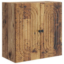 vidaXL Fali szekrény Antik Fa 59 x 31 x 60 cm Szerelt Fa