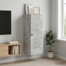 vidaXL Fali szekrény Betonszürke 33 x 34,5 x 90 cm Szerelt Fa