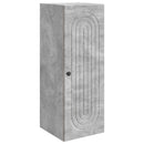 vidaXL Fali szekrény Betonszürke 33 x 34,5 x 90 cm Szerelt Fa