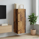 vidaXL Fali szekrény Antik Fa 33 x 34,5 x 90 cm Szerelt Fa