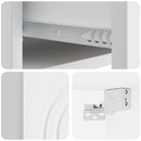 vidaXL Fali éjjeli szekrény 2 pcs Fehér 33 x 34,5 x 20 cm Szerelt Fa