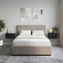 vidaXL Fali éjjeli szekrény 2 pcs Fekete 33 x 34,5 x 20 cm Szerelt Fa