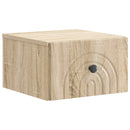 vidaXL Fali éjjeli szekrény 2 pcs Sonoma Tölgy 33 x 34,5 x 20 cm