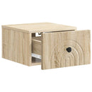 vidaXL Fali éjjeli szekrény 2 pcs Sonoma Tölgy 33 x 34,5 x 20 cm