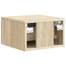 vidaXL Fali éjjeli szekrény 2 pcs Sonoma Tölgy 33 x 34,5 x 20 cm