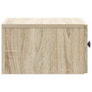 vidaXL Fali éjjeli szekrény 2 pcs Sonoma Tölgy 33 x 34,5 x 20 cm
