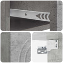 vidaXL Fali éjjeli szekrény 2 pcs Betonszürke 33 x 34,5 x 20 cm