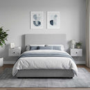 vidaXL Fali éjjeli szekrény 2 pcs Betonszürke 33 x 34,5 x 20 cm