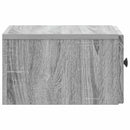 vidaXL Fali éjjeli szekrény Szürke Sonoma 33 x 34,5 x 20 cm Szerelt Fa