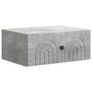 vidaXL Fali éjjeli szekrény 2 pcs Betonszürke 49 x 34,5 x 20 cm
