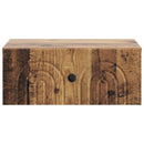 vidaXL Fali éjjeli szekrény Antik Fa 49 x 34,5 x 20 cm Szerelt Fa