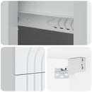 vidaXL Fali éjjeli szekrény 2 pcs Fehér 33 x 34,5 x 40 cm Szerelt Fa