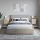 vidaXL Fali éjjeli szekrény 2 pcs Sonoma Tölgy 33 x 34,5 x 40 cm