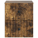 vidaXL Fali éjjeli szekrény 2 pcs Füstös Tölgy 33 x 34,5 x 40 cm