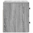vidaXL Fali éjjeli szekrény 2 pcs Szürke Sonoma 33 x 34,5 x 40 cm
