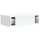 vidaXL Fali oldaltábla Fehér 59 x 34,5 x 17 cm Szerelt Fa