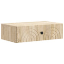 vidaXL Fali oldaltábla Sonoma Tölgy 59 x 34,5 x 17 cm Szerelt Fa