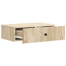vidaXL Fali oldaltábla Sonoma Tölgy 59 x 34,5 x 17 cm Szerelt Fa
