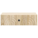vidaXL Fali oldaltábla Sonoma Tölgy 59 x 34,5 x 17 cm Szerelt Fa