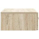 vidaXL Fali oldaltábla Sonoma Tölgy 59 x 34,5 x 17 cm Szerelt Fa