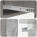 vidaXL Fali oldaltábla Betonszürke 59 x 34,5 x 17 cm Szerelt Fa