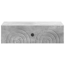 vidaXL Fali oldaltábla Betonszürke 59 x 34,5 x 17 cm Szerelt Fa